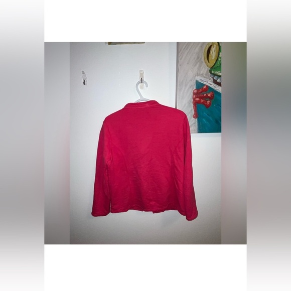 Neon Buddha Womens Pink Button-Up Jacket Small Cotton Blend- PTP 20 Medium size - Picture 6 of 7